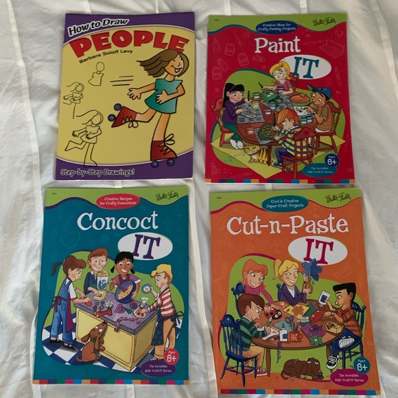 4X Kids Creative Craft Project Books - Picture 1 of 9